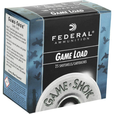 Federal Shotshells Game-Shok Game 12 Gauge 2.75in