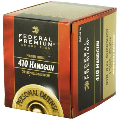 Federal Shotshells Defense .410 Gauge 3in 5 Pellet