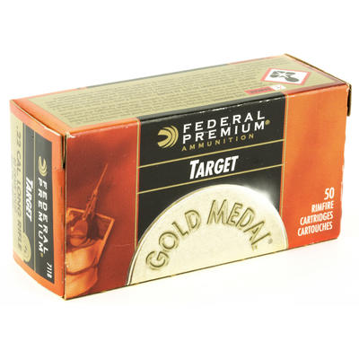 Federal Rimfire Ammo Gold Medal Target .22 Long Ri
