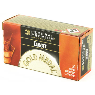 Federal Rimfire Ammo Gold Medal Target .22 Long Ri