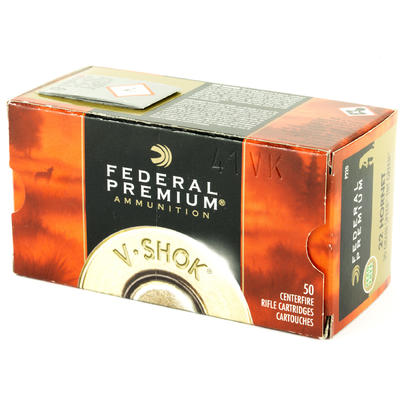Federal Ammo 22 Hornet TNT Green 30 Grain 50 Round