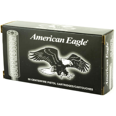 Federal Ammo American Eagle Suppressor 45 ACP 230 Federal Ammo American Eagle Suppressor 45 ACP 230