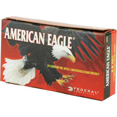 Federal Ammo American Eagle 6.8mm Remington SPC 11