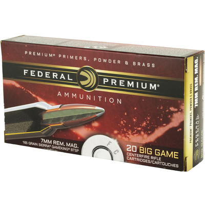 Federal Ammo Vital-Shok 7mm Magnum Sierra GameKing