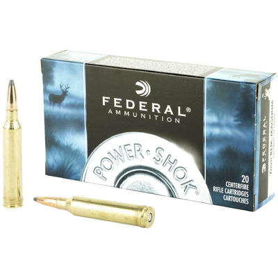 Federal Ammo Power-Shok 7mm Magnum SP 150 Grain 20