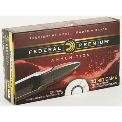 Federal Ammo Vital-Shok 270 Winchester Sierra Game