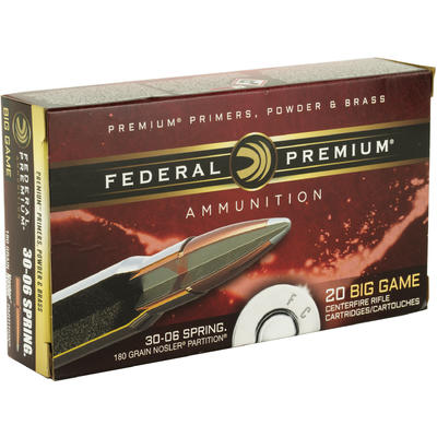 Federal Ammo Vital-Shok 30-06 Springfield Nosler P