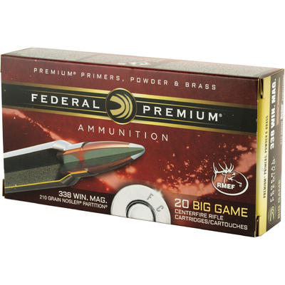 Federal Ammo Vital-Shok 338 Win Mag Nosler Partiti