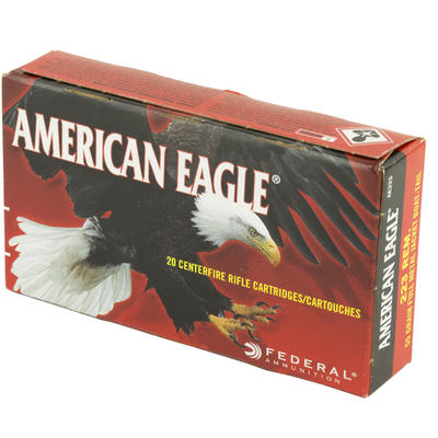Federal Ammo American Eagle 223 Remington FMJ BT 5