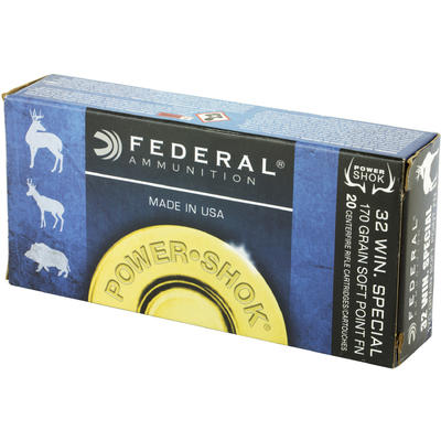 Federal Ammo Power-Shok 32 Winchester Special SP 1