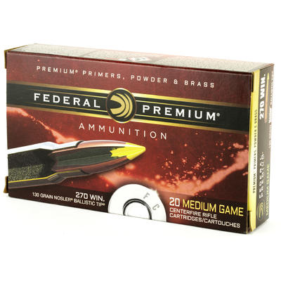 Federal Ammo Vital-Shok 270 Winchester Nosler Ball