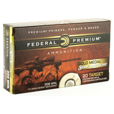 Federal Ammo 308 Winchester Sierra MatchKing BTHP
