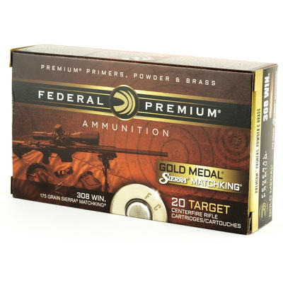 Federal Ammo 308 Winchester Sierra MatchKing BTHP