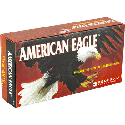 Federal Ammo American Eagle 10mm FMJ 180 Grain 50