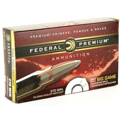 Federal Ammo Vital-Shok 270 Winchester Nosler Part