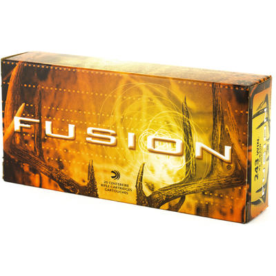 Federal Ammo Fusion 243 Winchester Fusion 95 Grain Federal Ammo Fusion 243 Winchester Fusion 95 Grain