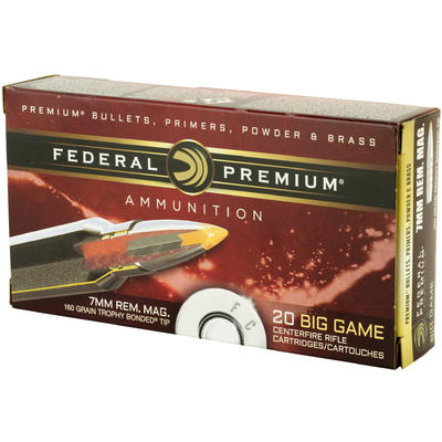 Federal Ammo Vital-Shok 7mm Magnum Trophy Bonded T