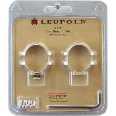 Leupold Rings Low 1in Dia Silver [49899]