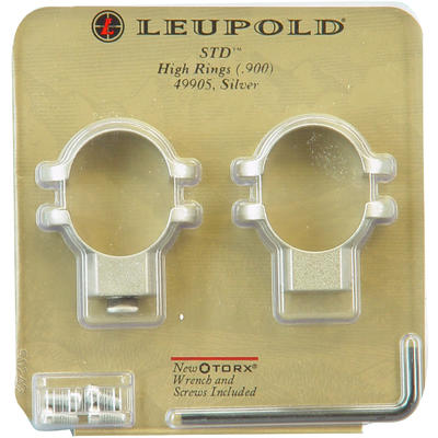 Leupold Rings High 1in Dia Silver [49905]