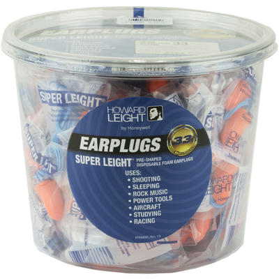 Howard Leight SUPER LEIGHT Earplugs Orange [R33333