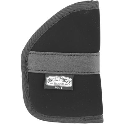 Uncle Mikes I-T-P Holster ==== 3 Black Soft Suede/ Uncle Mikes I-T-P Holster ==== 3 Black Soft Suede/