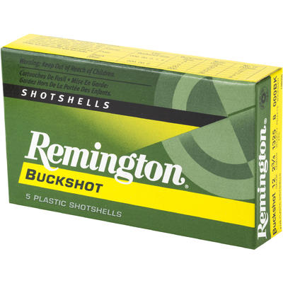 Remington Shotshells 12 Gauge 000 Buckshot 5 Round