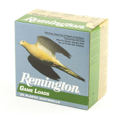 Remington Shotshells Game 12 Gauge 2.75in 1oz #7.5