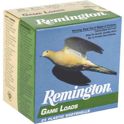 Remington Shotshells Game 20 Gauge 2.75in 7/8oz #7