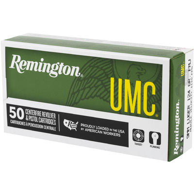 Remington Ammo UMC 9mm Metal Case 124 Grain 50 Rou Remington Ammo UMC 9mm Metal Case 124 Grain 50 Rou