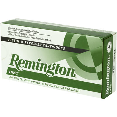 Remington Ammo UMC 40 S&W Metal Case 165 Grain