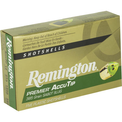 gauge sabot remington bonded accutip shotshells grain slug