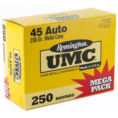 Remington Ammo UMC 45 ACP Metal Case 230 Grain 250