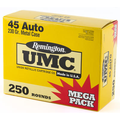 Remington Ammo UMC 45 ACP Metal Case 230 Grain 250