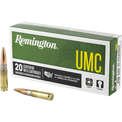 Remington Ammo UMC 300 Blackout 220 Grain Open Tip