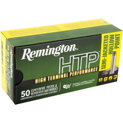 Remington Ammo HTP 38 Special+P 125 Grain Semi JHP