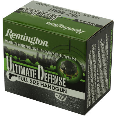 Remington Ammo Defense 357 Magnum 125 Grain JHP 20