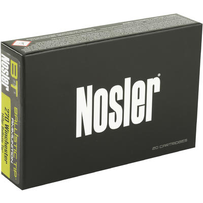 Nosler Ammo Hunting 270 Winchester 140 Grain 20 Ro