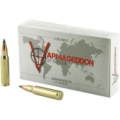 Nosler Ammo Varmageddon Varmint 308 Winchester Fla