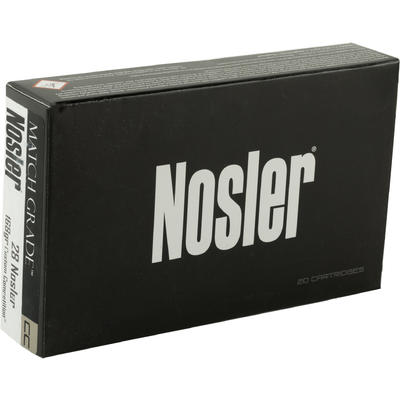 Nosler Ammo Match 28 Nosler 168 Grain Custom 20 Ro