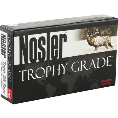 Nosler Ammo Trophy 7mm-08 Remington 140 Grain Accu