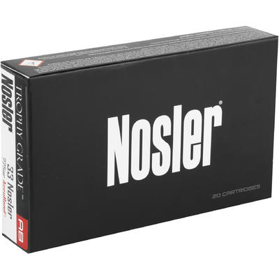 Nosler Ammo Trophy Grade 33 Nosler 225 Grain Parti
