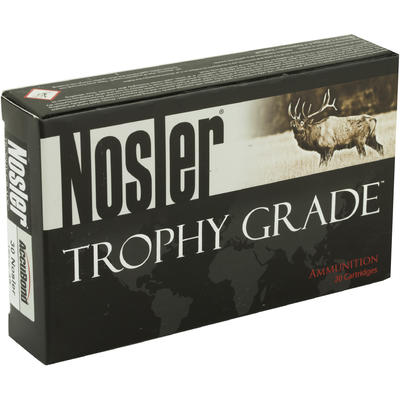 Nosler Ammo Trophy Grade 30 Nosler 180 Grain AccuB