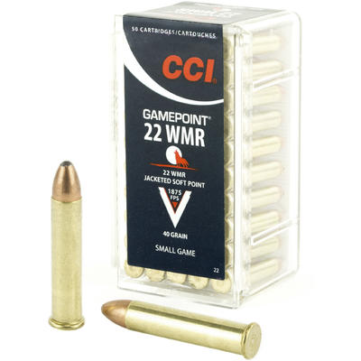 CCI Small Game WMR Gamepoint JSP Ammo