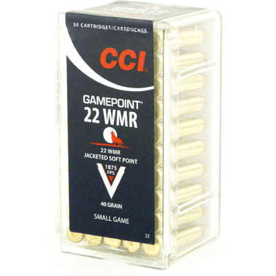 CCI Rimfire Ammo Small Game .22 Magnum (WMR) 40 Gr