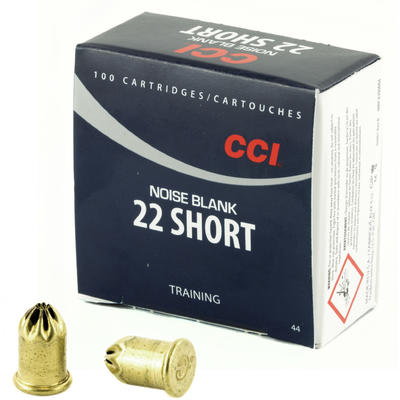 CCI Blank Ammo Noise .22 Short 100 Rounds [0044]