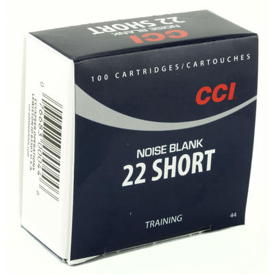 CCI Blank Ammo Noise .22 Short 100 Rounds [0044]