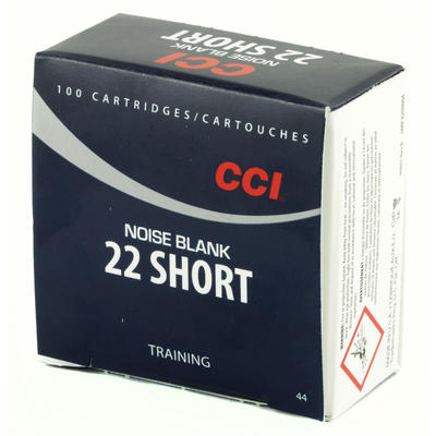 CCI Blank Ammo Noise .22 Short 100 Rounds [0044]