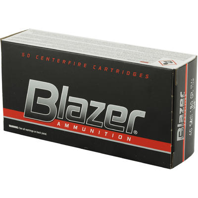 CCI Ammo Blazer 40 S&W FMJ 180 Grain 50 Rounds