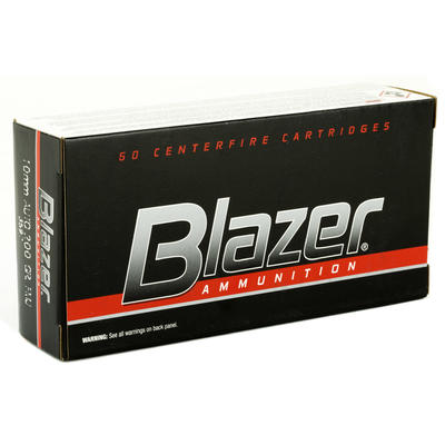 CCI Ammo Blazer 10mm TMJ 200 Grain 50 Rounds [3597