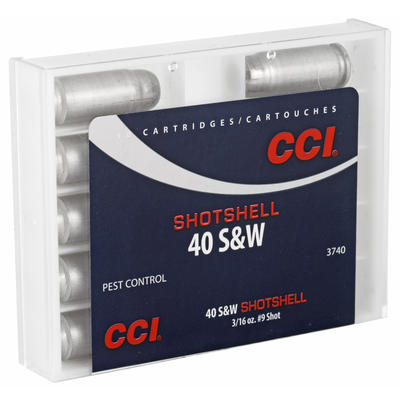 CCI Ammo Pest Control 40 S&W #9 Shot Shell 88